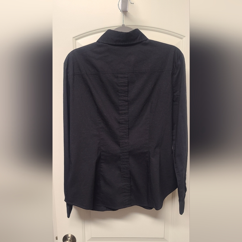Classic Black Button-Up Shirt - Picture 2 of 7